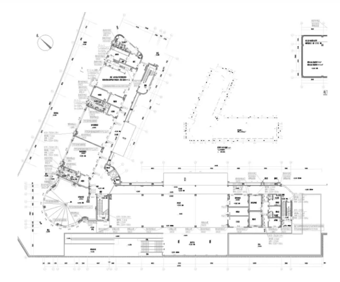 首層空調(diào)通風防排煙平面圖